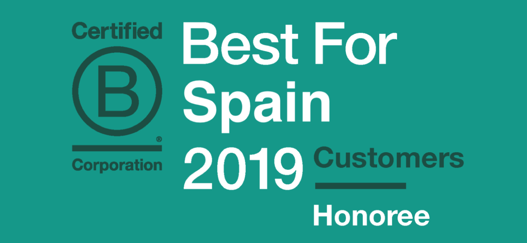 logo B Corp Best for Spain 2019