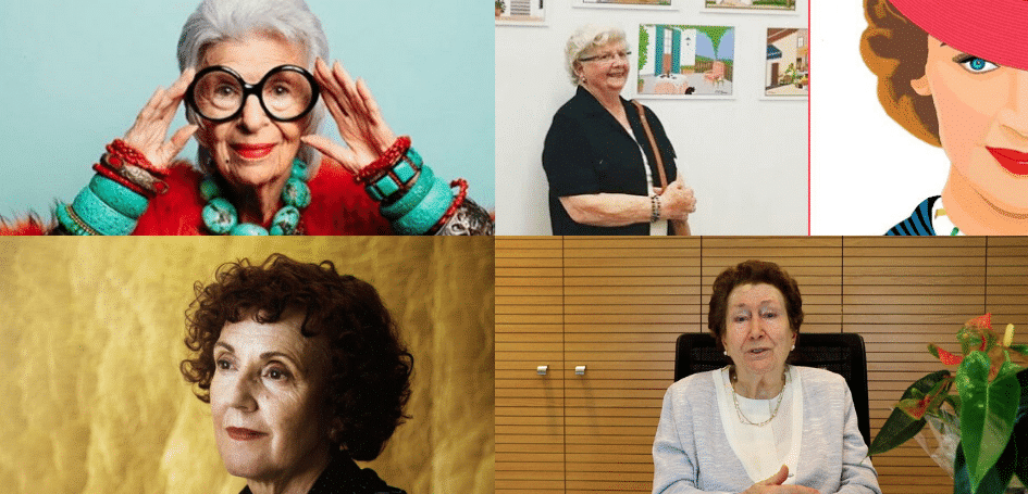 Mujeres exitosas de más de 65 años